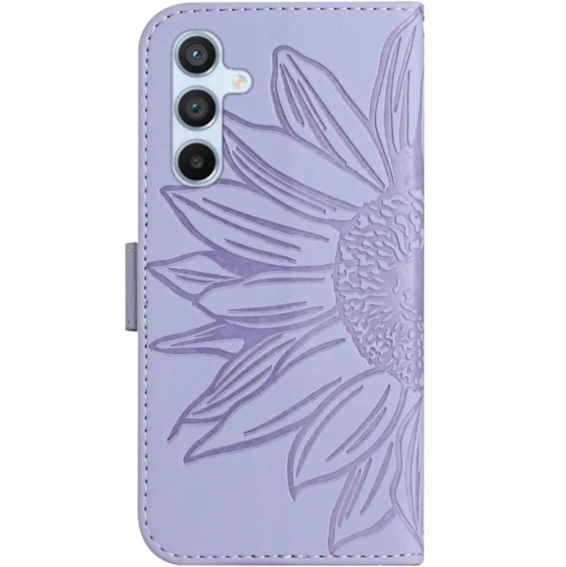 Mocaa Samsung Galaxy A56 Sunflower Bookcase met Koord