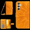 Mocaa Samsung Galaxy A56 Sunflower Bookcase met Koord