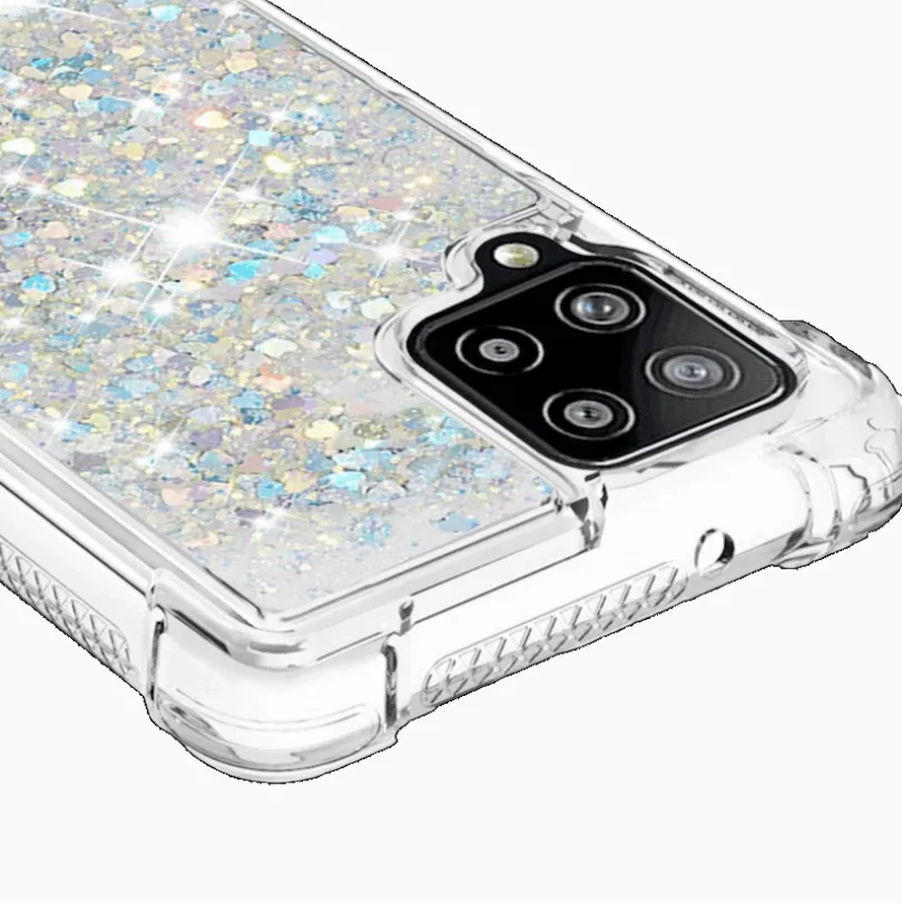 Mocaa Samsung Galaxy A42 Valbestendig Glitter Hoesje