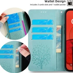Mocaa Samsung Galaxy S23 Bookcase Gravure Hertjes