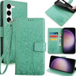 Mocaa Samsung Galaxy S23 Bookcase Gravure Hertjes