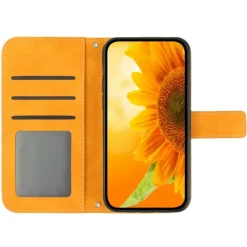 Mocaa Samsung Galaxy S24 FE Sunflower Bookcase met Koord