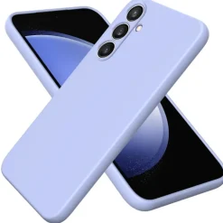 Mocaa Samsung Galaxy S24 FE Smooth Siliconen Hoesje Met Koord