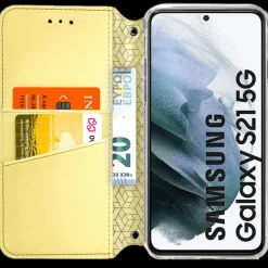 Mocaa Samsung Galaxy S21 Magnetic Mandala Wallet