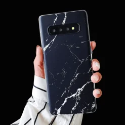 Mocaa Samsung Galaxy S10 Plus Telefoonhoesje Marmer