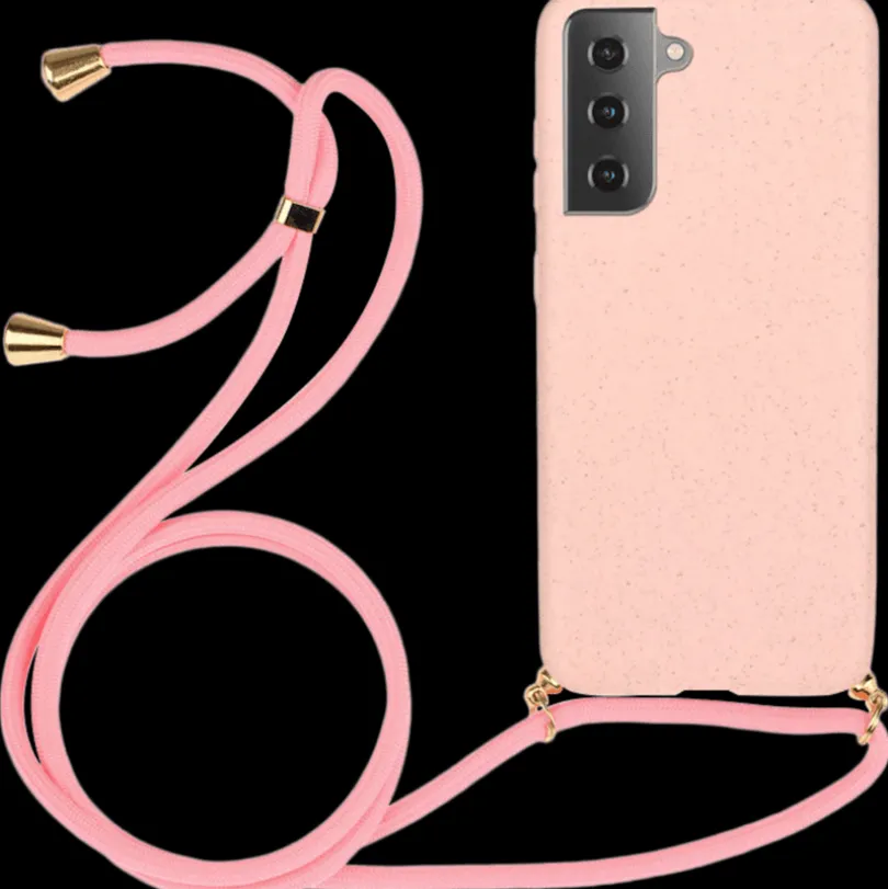 Mocaa Samsung Galaxy S21 Plus Telefoonhoesje met Koord