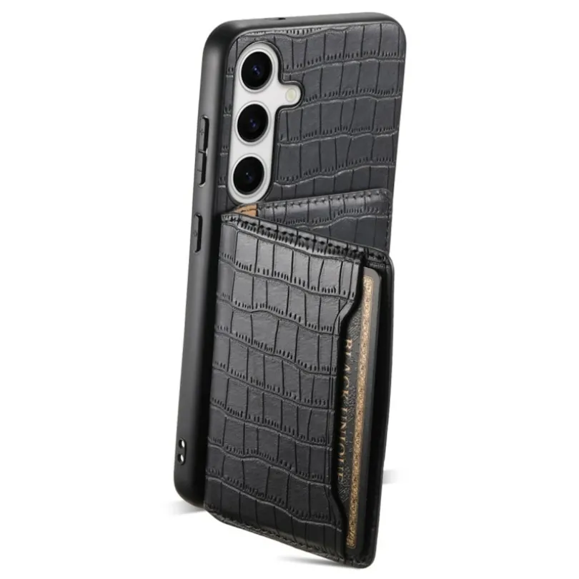 Mocaa Samsung Galaxy S24 Plus Card Holder Backcover Croc