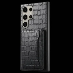 Mocaa Samsung Galaxy S24 Ultra Card Holder Backcover Croc