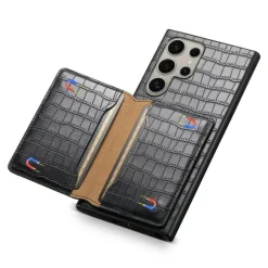Mocaa Samsung Galaxy S24 Ultra Card Holder Backcover Croc