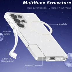 Mocaa Samsung S25 Ultra Glitz MagSafe Beschermhoesje
