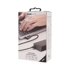 Musthavz Musthavz UniCharge 65W Laptop Charger met 15 tips