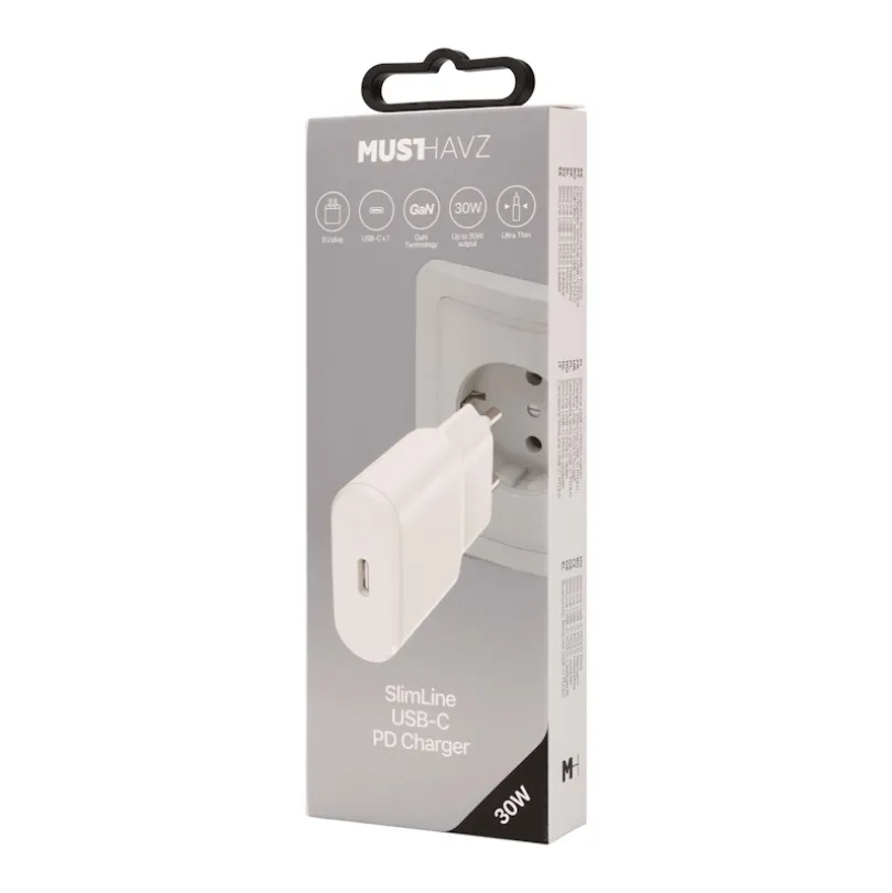 Musthavz SlimLine USB-C PD Charger 30W