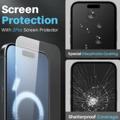 Northjo iPhone 16 Pro Max 5-in-1 Protection Bundel