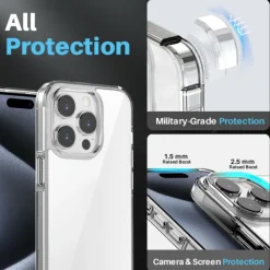 Northjo iPhone 15 Pro Max 5-in-1 Protection Bundel