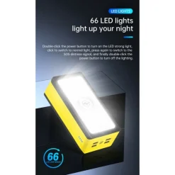 PSOOO 40.000mAh Fast Charging Outdoor Powerbank