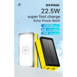 PSOOO 40.000mAh Fast Charging Outdoor Powerbank