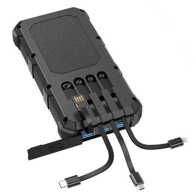 PSOOO 20.000mAh Rugged Solar Charging Powerbank