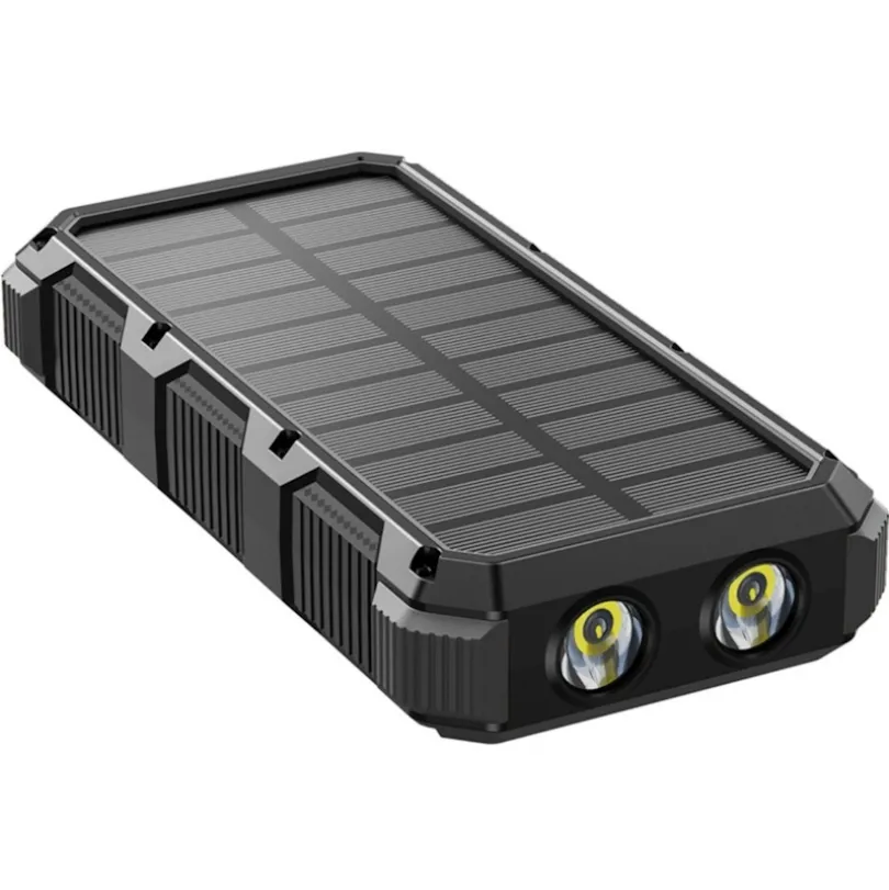 PSOOO 20.000mAh Rugged Solar Charging Powerbank