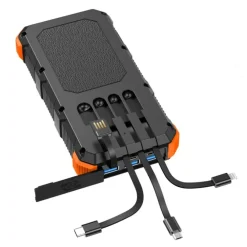 PSOOO 20.000mAh Rugged Solar Charging Powerbank