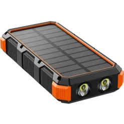 PSOOO 20.000mAh Rugged Solar Charging Powerbank