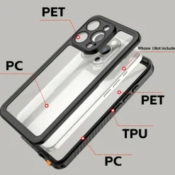 REDPEPPER iPhone 16 Pro FS Series Waterproof Hoesje