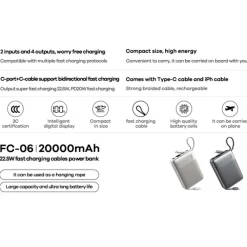 Remax 20.000mAh Compact Fast Charging Powerbank