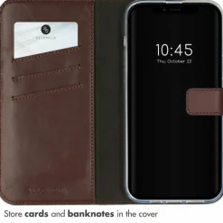 Selencia iPhone 14 Plus Leren Portemonnee Hoesje