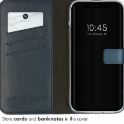 Selencia iPhone 14 Plus Leren Portemonnee Hoesje