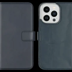 Selencia iPhone 14 Pro Leren Portemonnee Hoesje