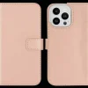 Selencia iPhone 14 Pro Max Leren Portemonnee Hoesje