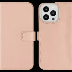 Selencia iPhone 14 Pro Max Leren Portemonnee Hoesje