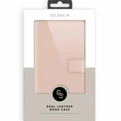 Selencia iPhone 14 Pro Max Leren Portemonnee Hoesje