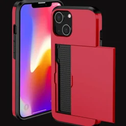Slide Case Apple iPhone 15 Hoesje Met Pashouder