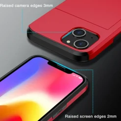Slide Case Apple iPhone 15 Hoesje Met Pashouder