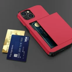 Slide Case Apple iPhone 15 Hoesje Met Pashouder