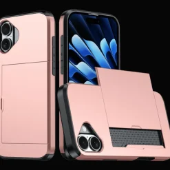 Slide Case Apple iPhone 16 Plus Hoesje met Pashouder