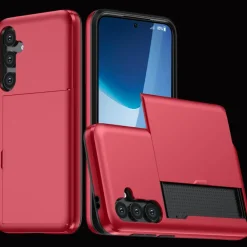 Slide Case Samsung S24 FE Hoesje met Pashouder