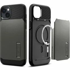 Spigen iPhone 14 Plus Gunmetal MagSafe Hoesje