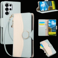 TwoTone Samsung Galaxy S26 Ultra Zipper Boek Hoesje