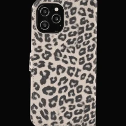 Vili iPhone 12 Pro Max Luipaardprint Bookcase Hoesje