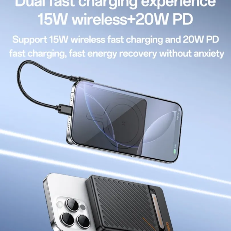 Yesido 10.000mAh MagSafe Powerbank with Cable+Kickstand